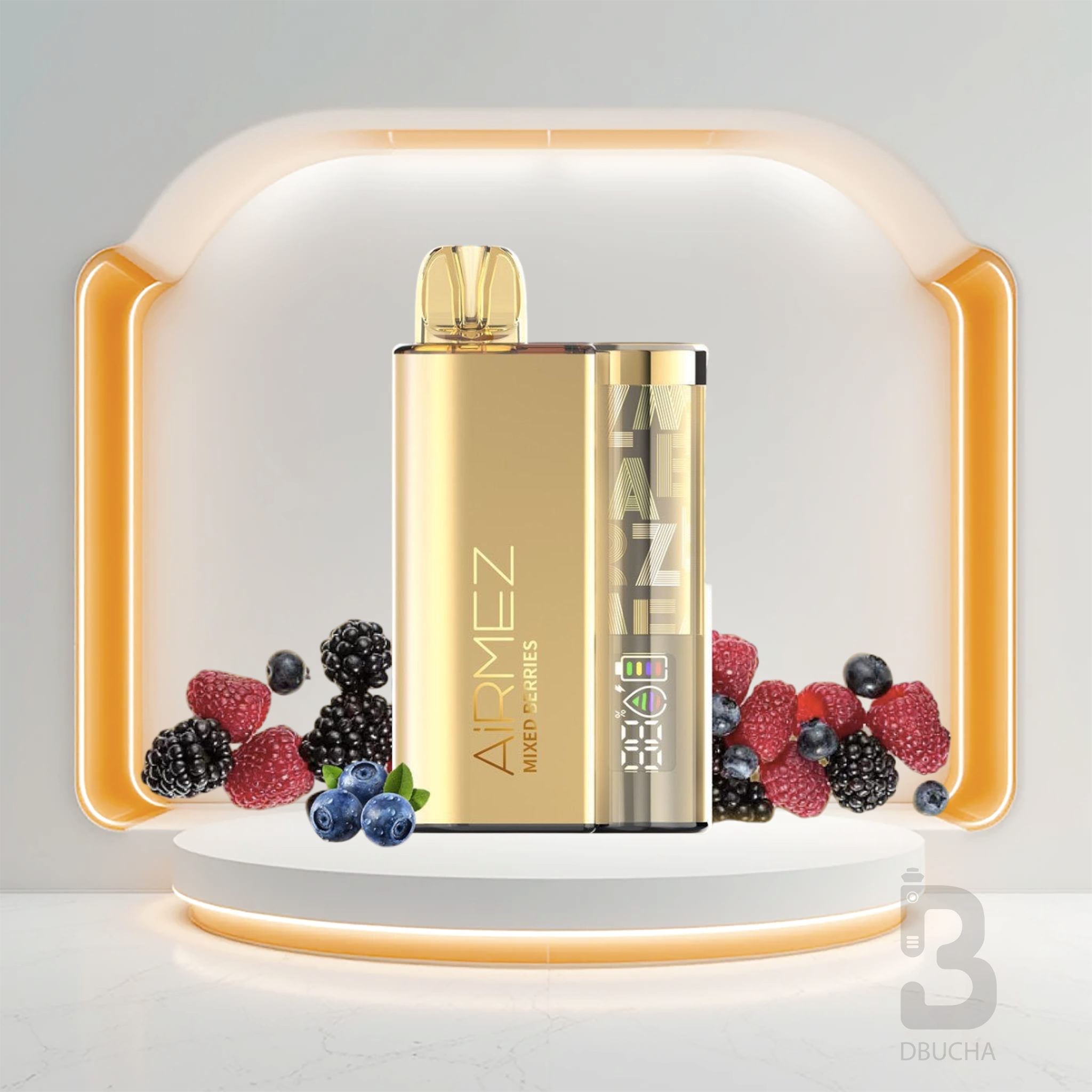 Jednorazowka e papieros AirMez 12K o smaku  Mixed Berries , 12000 buchów